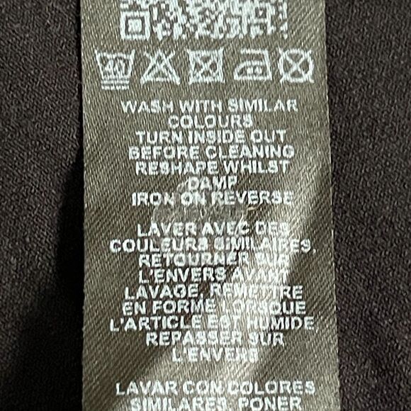 Asos Design Curve Waisted Mini Tea Dress Women Size 24 Black Polka Dot V Neck - Picture 9 of 15